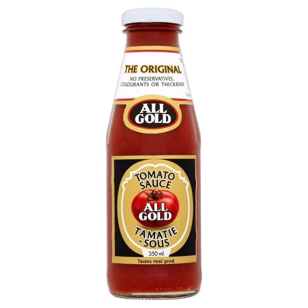 ALL GOLD Tomato Sauce Large Glass Bottle (Kosher) 350ml