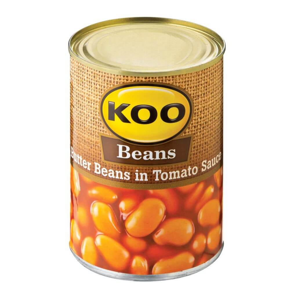 KOO Butter Beans in Tomato Sauce (Kosher) 420g