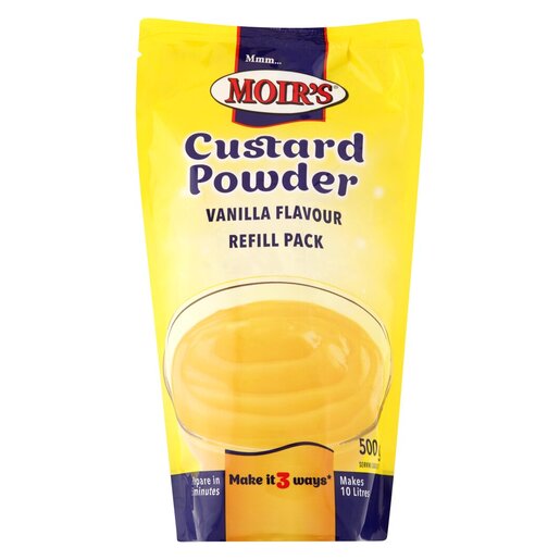 Moirs Custard Powder Vanilla Refill Pouch (Kosher) 500g