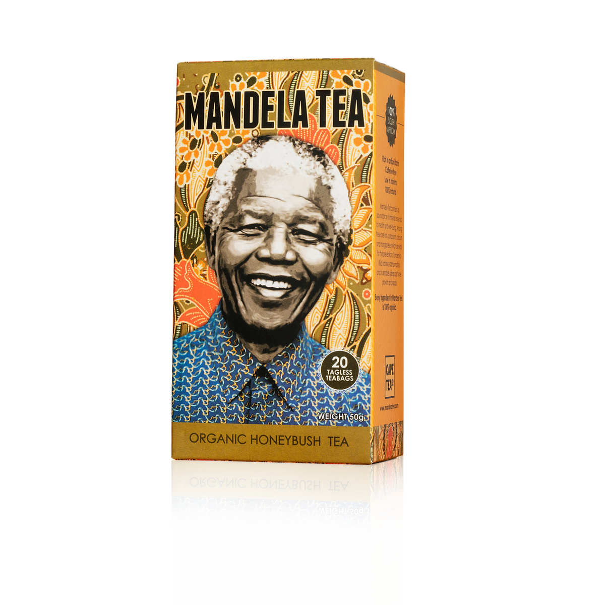 Mandela Organic Honeybush Tea Box 20 Tea Bags