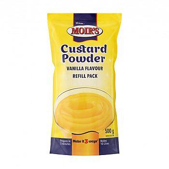 Moirs Custard Powder Vanilla Refill Pouch (Kosher) 500g